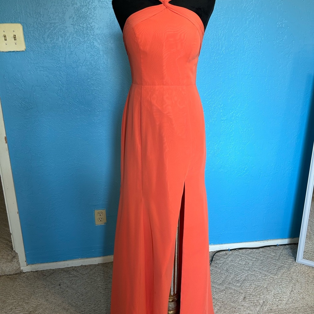 Bridesmaid, prom, winter ball formal gown.